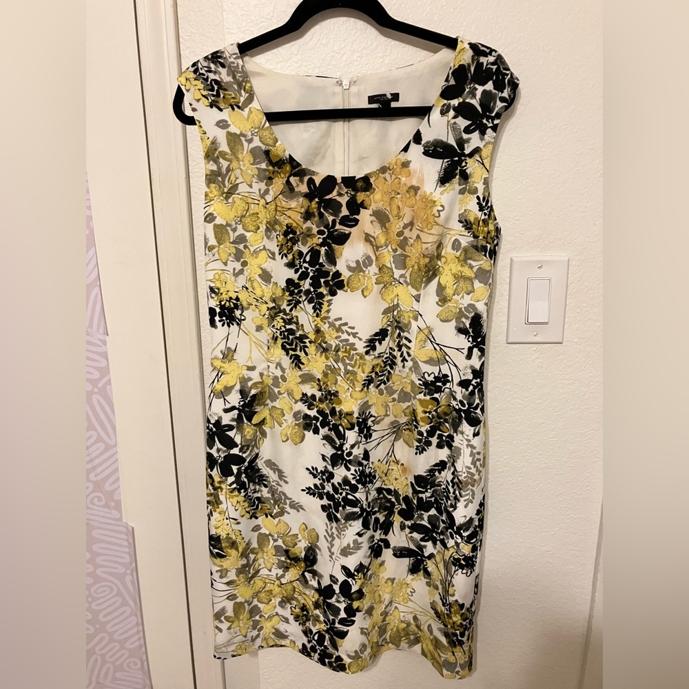 Black and Yellow Floral Dress
